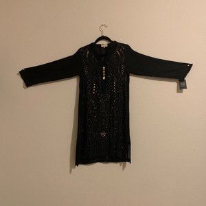 Kamdani Black Kurta Top